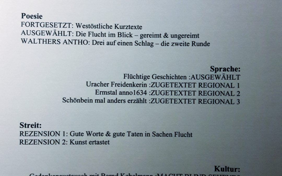 Literaturzeitschrift zugetextet.com: Idylle (Erzählung)